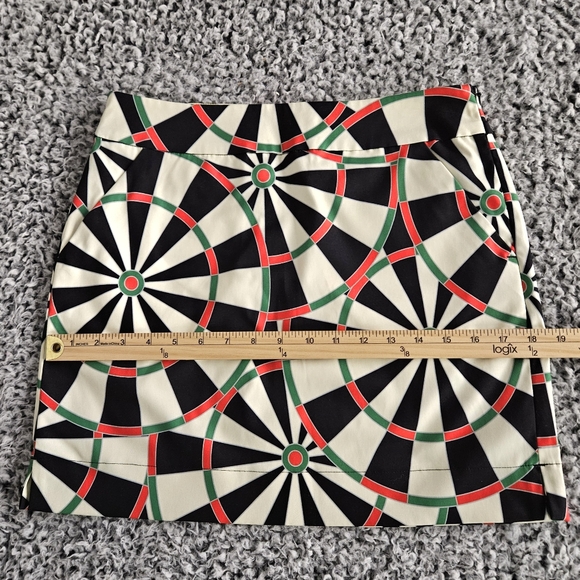 Loudmouth Women's Bull & Cork Mini Skirt US 4 x 16L XS  Stretch Tech Golf - Picture 10 of 12